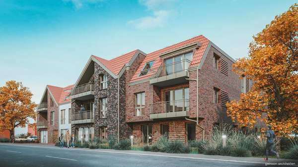Straßenansicht  - Etagenwohnung in 25462 Rellingen mit 59m² kaufen