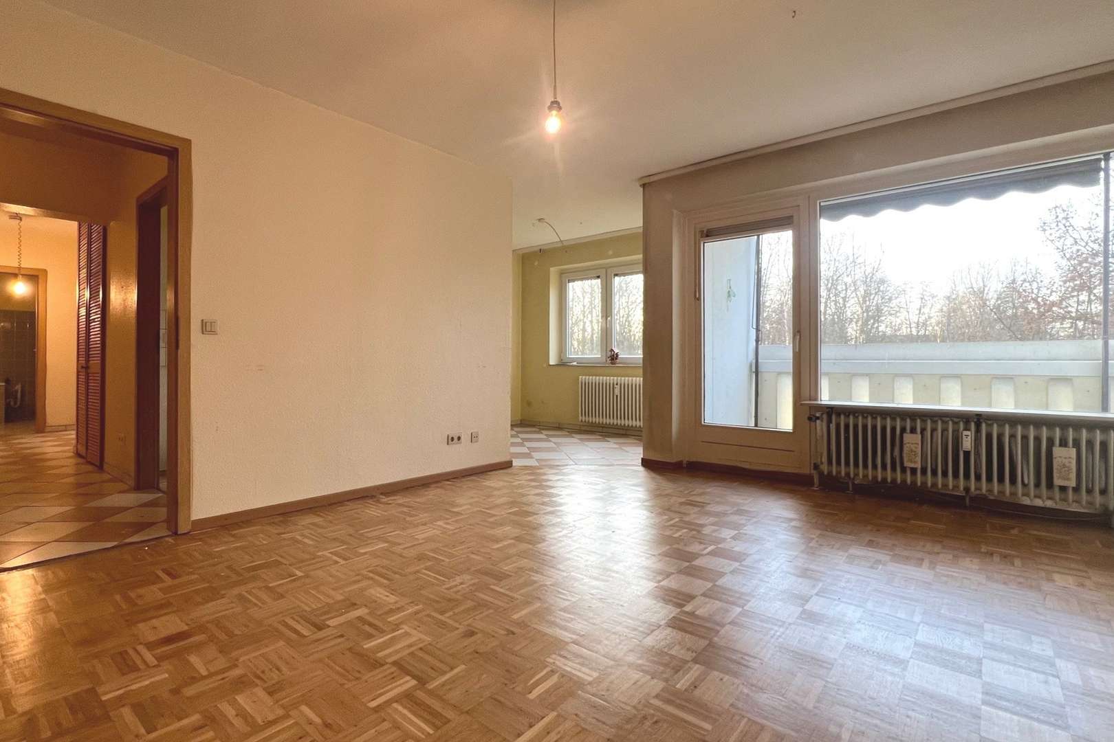 Wohnzimmer - Etagenwohnung in 21509 Glinde mit 74m² kaufen