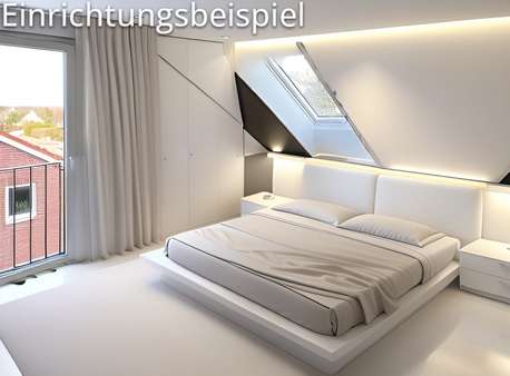 Schlafzimmer - Dachgeschosswohnung in 23683 Scharbeutz mit 87m² kaufen