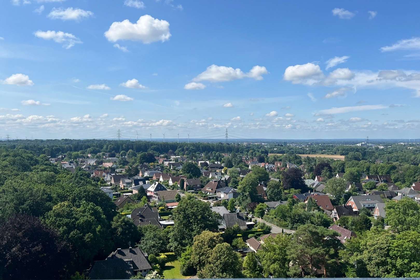 Ausblick vom Balkon Ausblick vom Balkon - Etagenwohnung in 21465 Reinbek mit 69m² kaufen