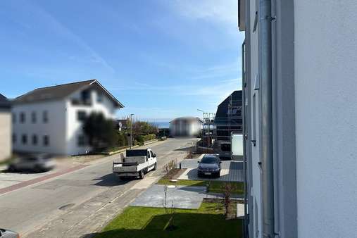 Blick vom Balkon 1 zur Ostsee Blick vom Balkon 1 zur Ostsee - Etagenwohnung in 23747 Dahme mit 62m² kaufen