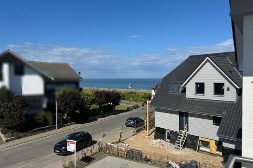 Blick vom Balkon im DG Blick vom Balkon im DG - Maisonette-Wohnung in 23747 Dahme mit 92m² kaufen