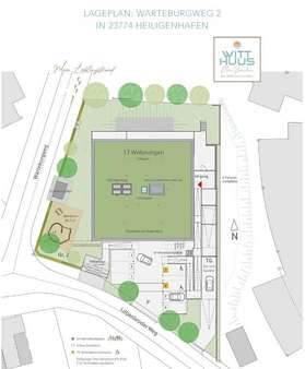 Lageplan - Erdgeschosswohnung in 23774 Heiligenhafen mit 105m² kaufen