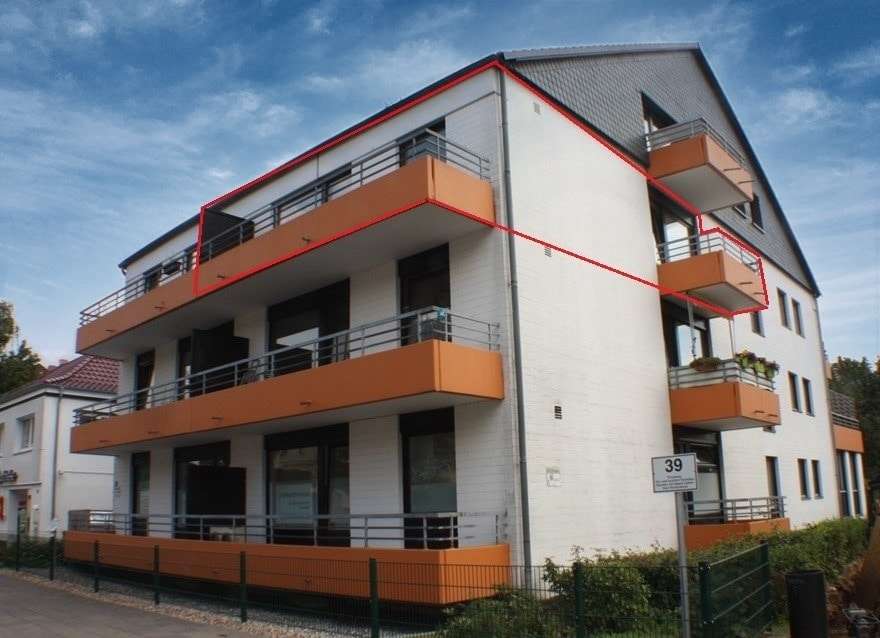 Ansicht - Etagenwohnung in 23556 Lübeck mit 63m² mieten