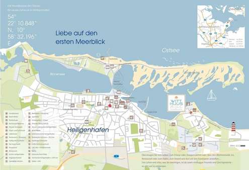 Karte Karte - Dachgeschosswohnung in 23774 Heiligenhafen mit 68m² kaufen