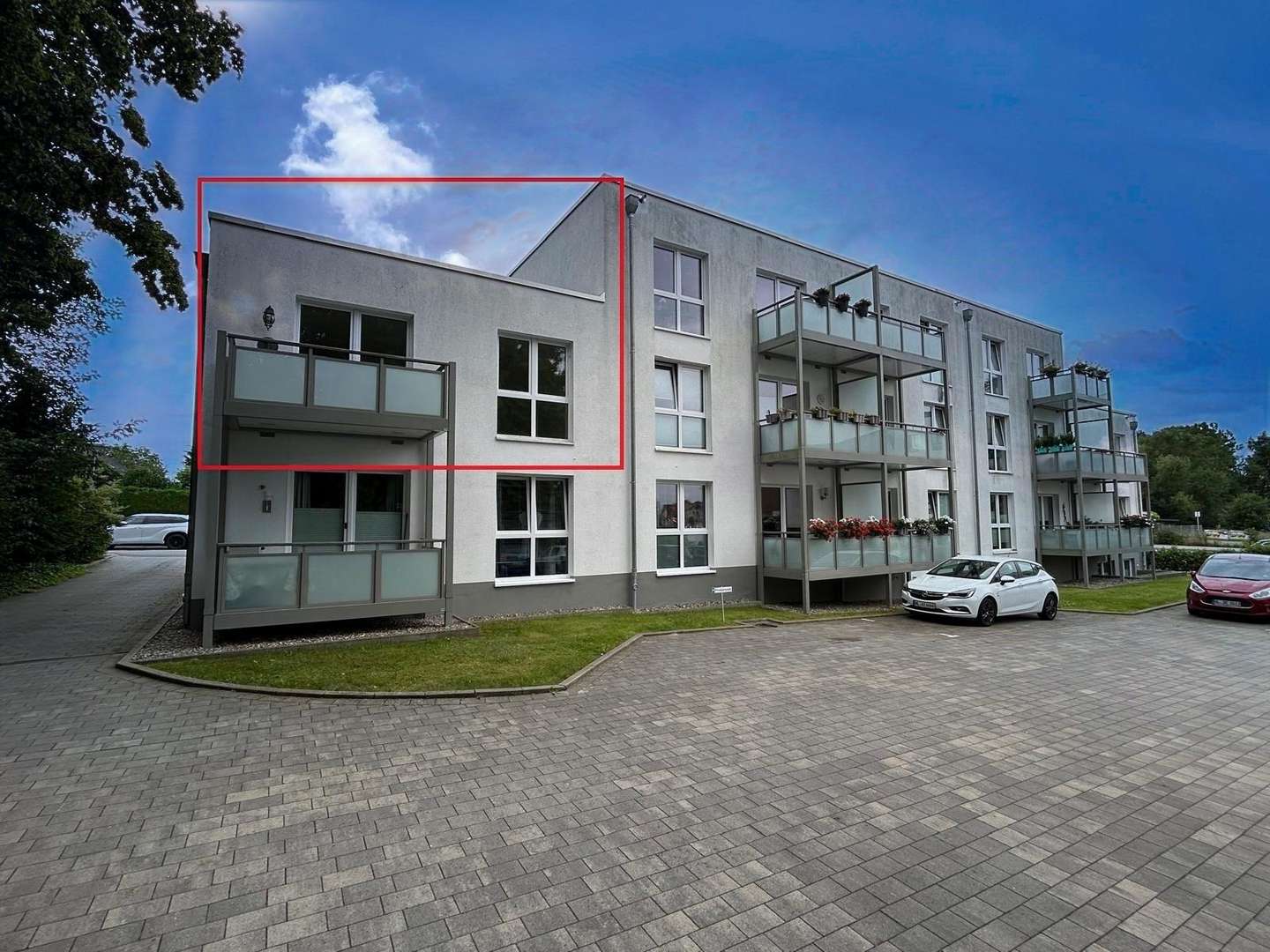Ansicht mit Einzeichnung - Etagenwohnung in 23554 Lübeck mit 43m² kaufen