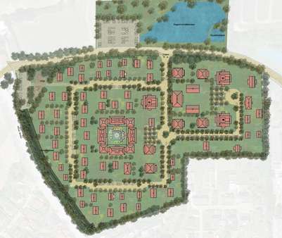 Lageplan mit Einzeichnung der  - Grundstück in 23623 Ahrensbök mit 464m² kaufen