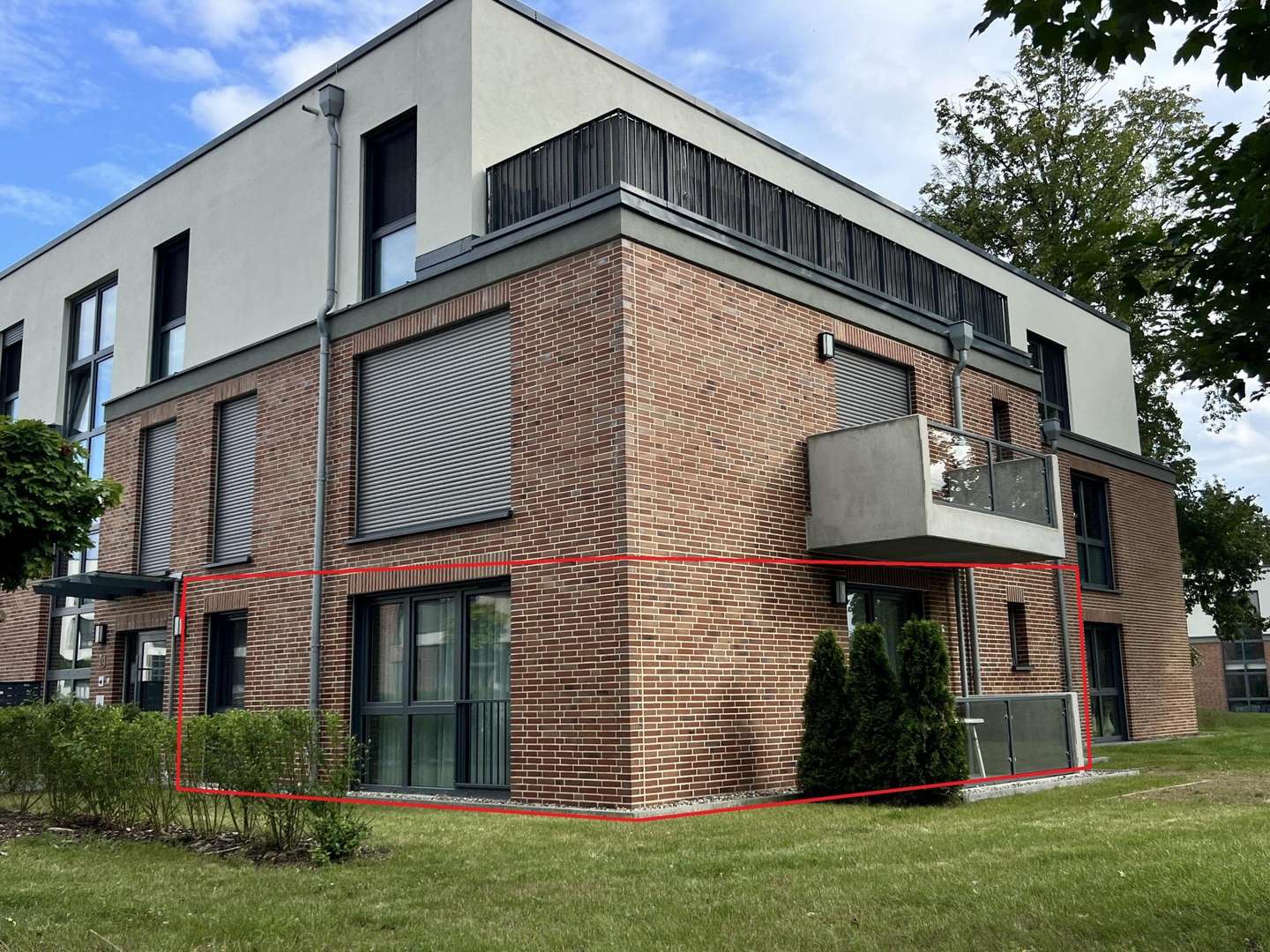Außenansicht Außenansicht - Erdgeschosswohnung in 23966 Wismar mit 67m² kaufen