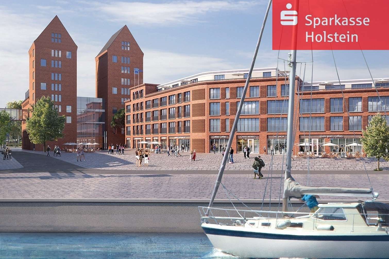 Ansicht vom Wasser aus (1) Ansicht vom Wasser aus (1) - Ferienwohnung in 23730 Neustadt mit 47m² kaufen