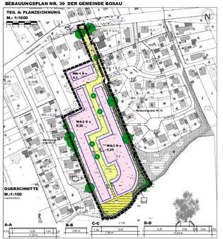 B-Plan Querschnitt - Grundstück in 23715 Bosau mit 676m² kaufen
