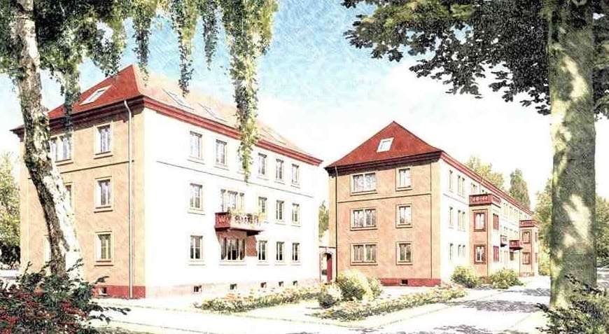 Ansicht Gebäude - Etagenwohnung in 04357 Leipzig mit 67m² kaufen