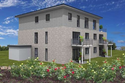 Nord-West-Ansicht - Penthouse-Wohnung in 25746 Heide mit 152m² kaufen