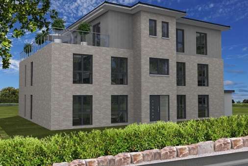 Ostansicht - Penthouse-Wohnung in 25746 Heide mit 152m² kaufen