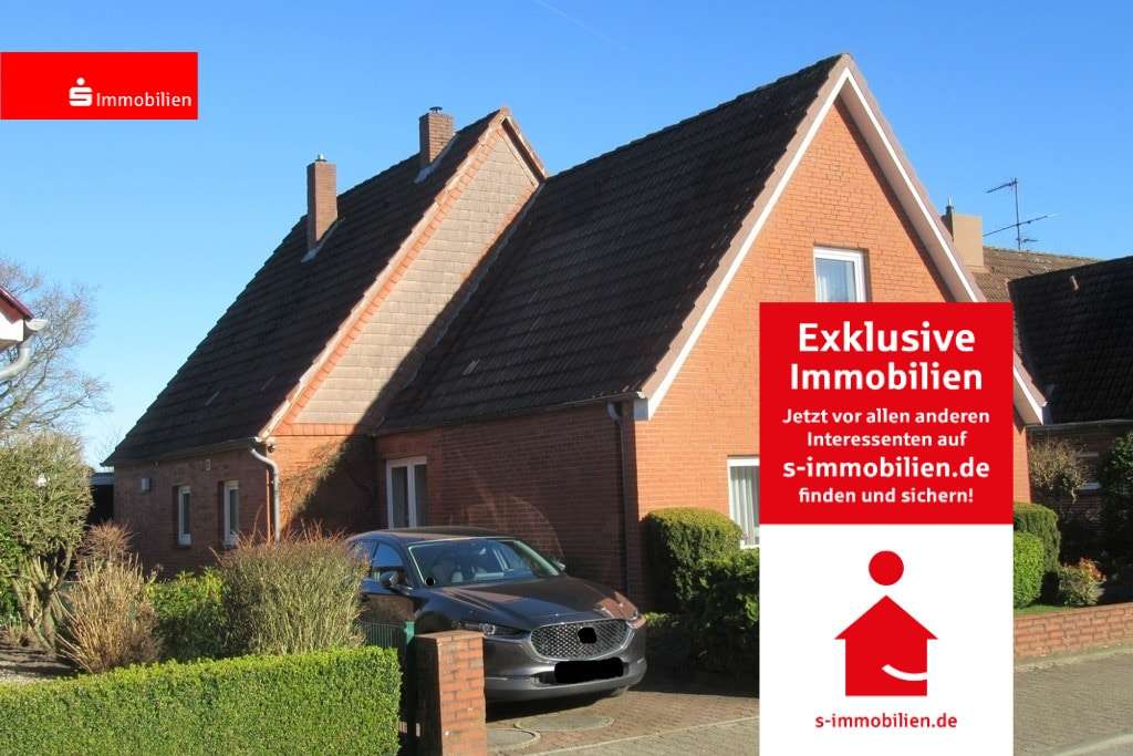Blick von der Strasse - Einfamilienhaus in 24782 Büdelsdorf mit 100m² kaufen
