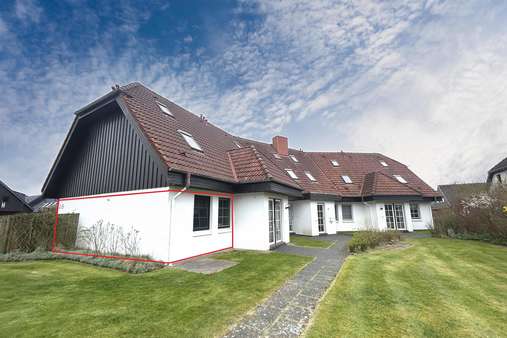 Außenansicht Außenansicht - Erdgeschosswohnung in 25718 Friedrichskoog mit 36m² kaufen