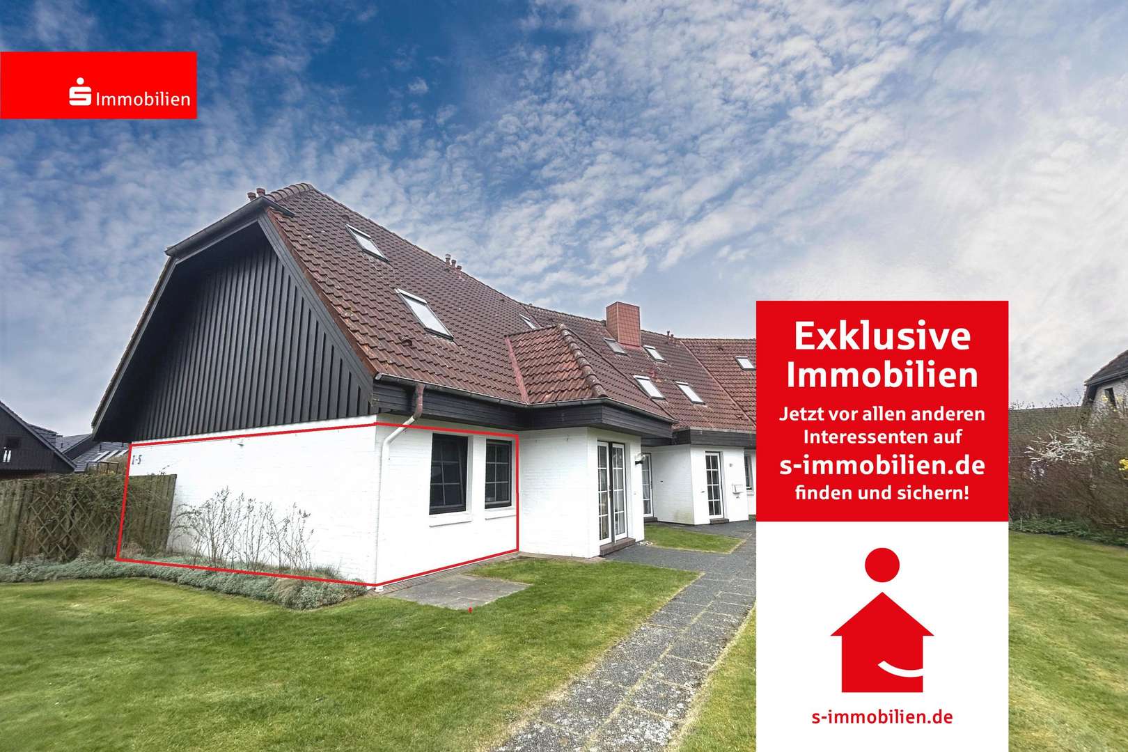 Außenansicht Außenansicht - Erdgeschosswohnung in 25718 Friedrichskoog mit 36m² kaufen
