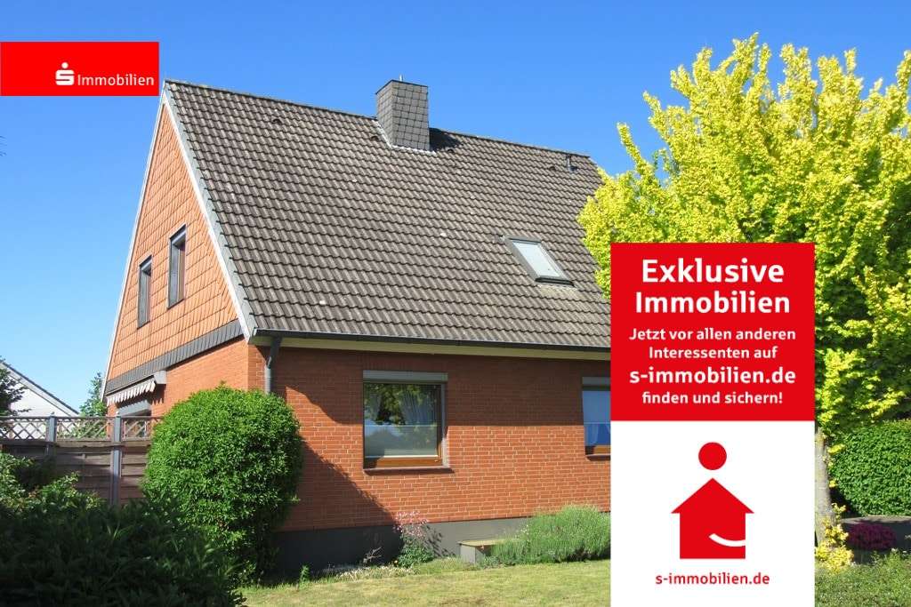 Blick von der Strasse - Einfamilienhaus in 24782 Rickert mit 128m² kaufen