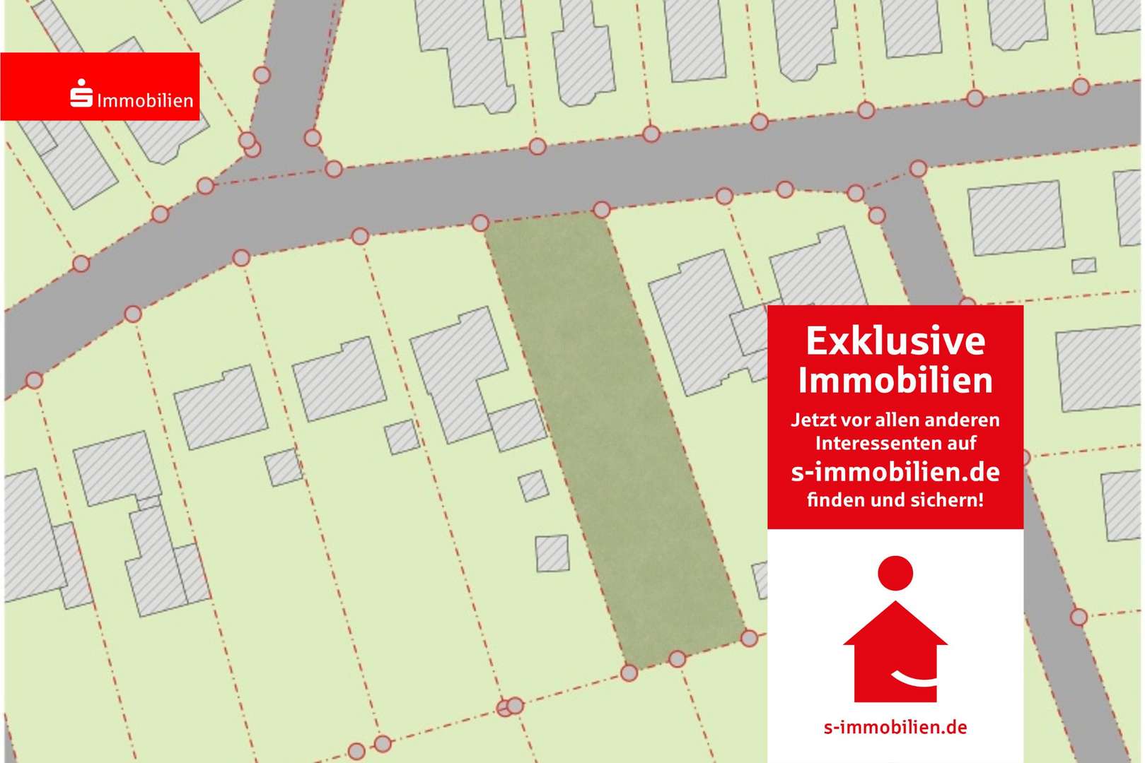 Lageplan - Grundstück in 25764 Wesselburen mit 966m² kaufen