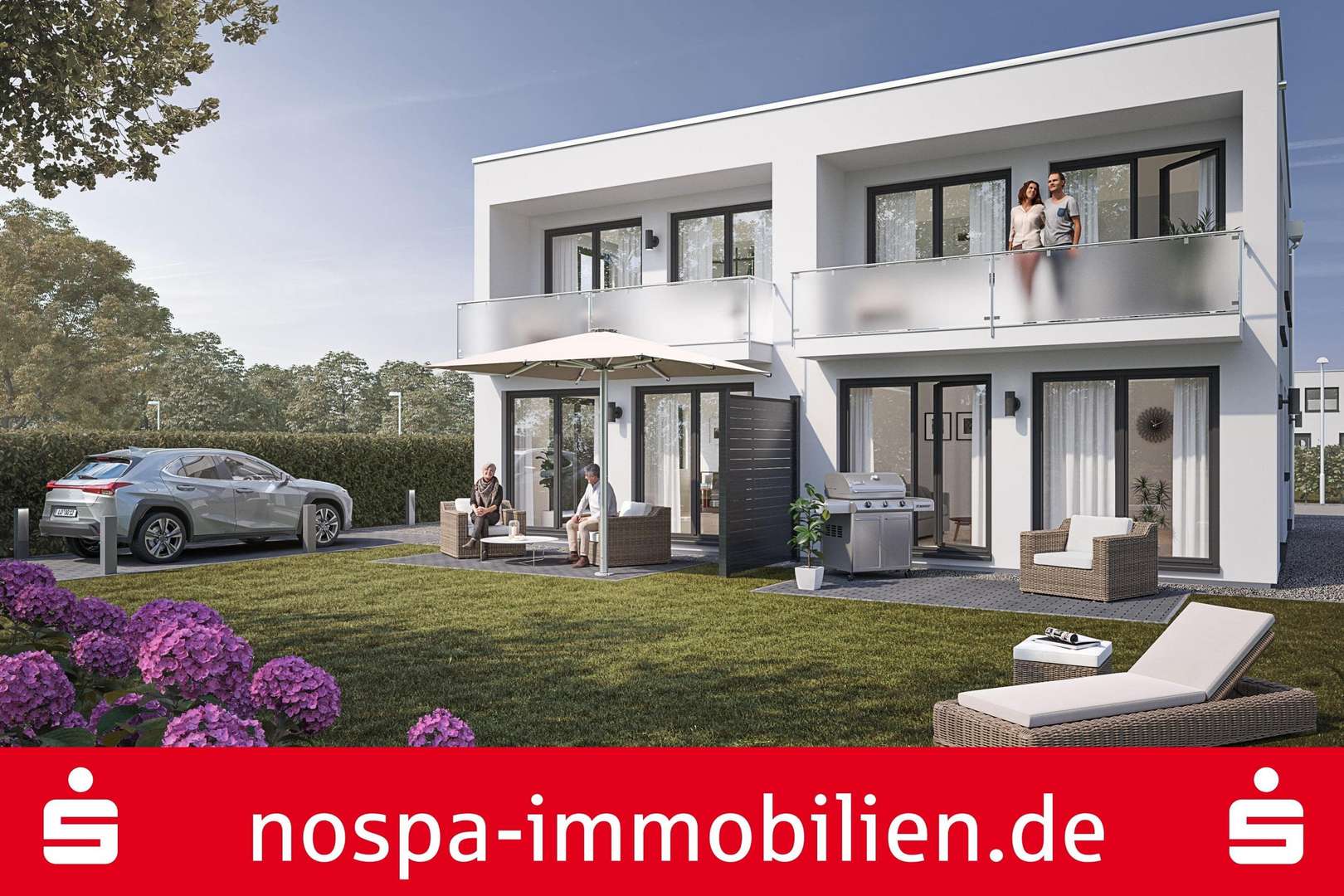 Rückansicht - Doppelhaushälfte in 24376 Kappeln mit 89m² günstig kaufen