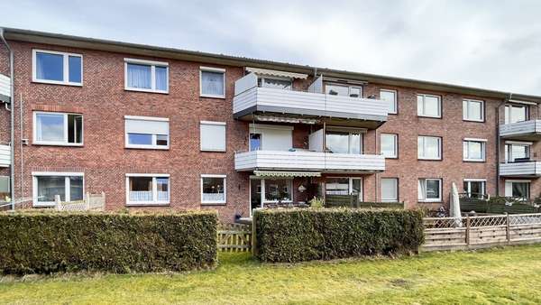 Rückansicht - Erdgeschosswohnung in 24941 Flensburg mit 76m² günstig kaufen