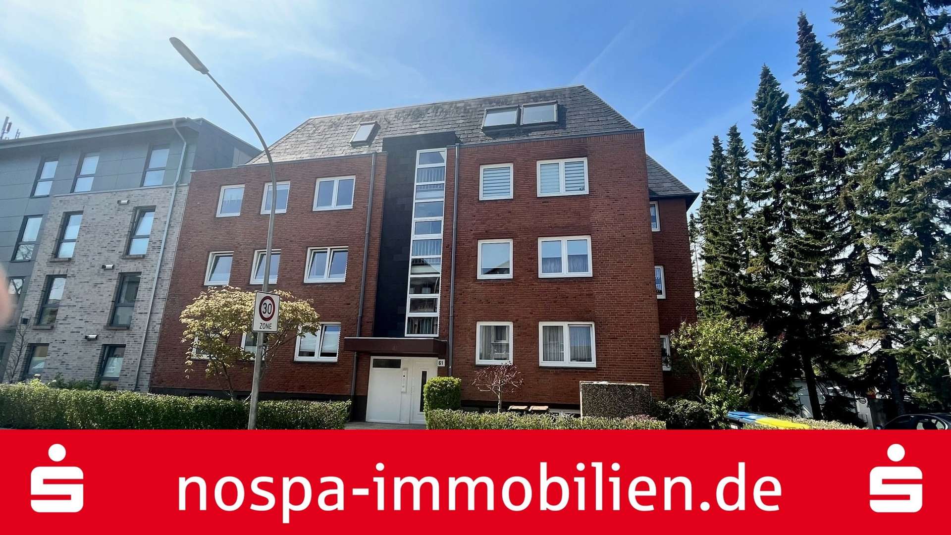 Straßenansicht - Etagenwohnung in 24943 Flensburg mit 71m² günstig kaufen