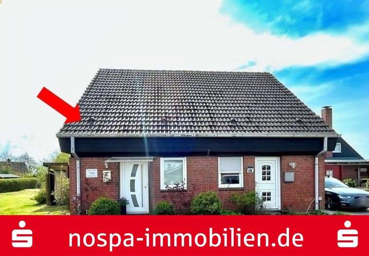 Nordansicht - Doppelhaushälfte in 25718 Friedrichskoog mit 63m² günstig kaufen