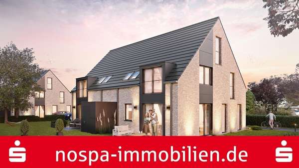 Visualisierung - Doppelhaushälfte in 25866 Mildstedt mit 127m² kaufen