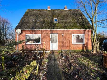 Straßenansicht - Einfamilienhaus in 25884 Norstedt mit 105m² kaufen