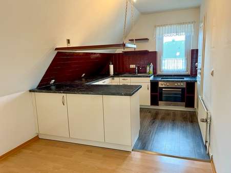 Küche mit Einbauküche - Etagenwohnung in 25866 Mildstedt mit 52m² kaufen