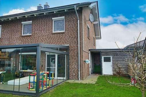 Rückansicht Hausnr. 7 - Doppelhaushälfte in 24837 Schleswig mit 139m² kaufen