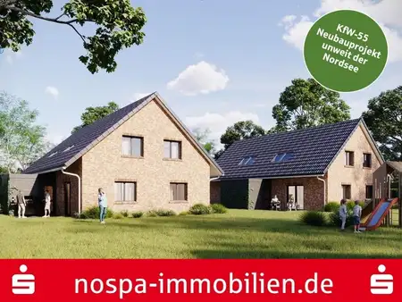Neubau von zwei Doppelhäusern mit jeweils 2 Wohneinheiten im Herzen von Südtondern in Stredesand
