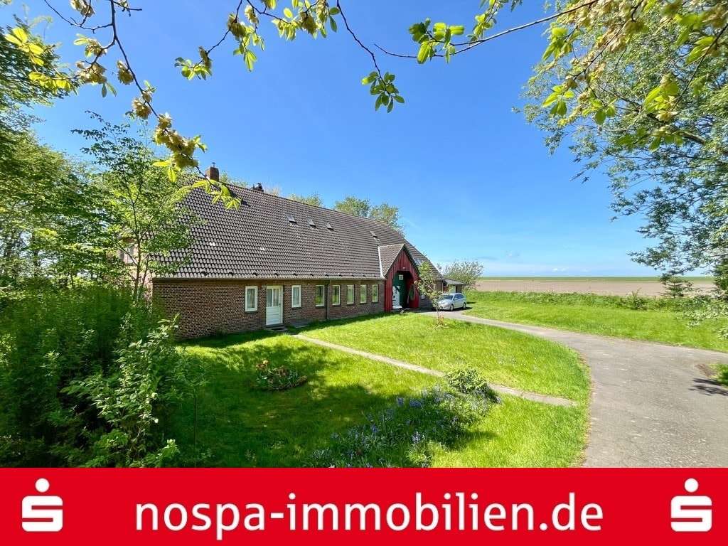Außenansicht Außenansicht - Zweifamilienhaus in 25836 Osterhever mit 348m² kaufen