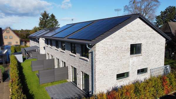 Ansicht terrassenseite - Reihenendhaus in 24941 Flensburg mit 107m² kaufen