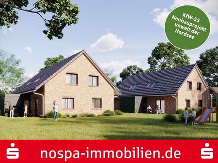 Visualisierung - Doppelhaushälfte in 25920 Stedesand mit 113m² kaufen