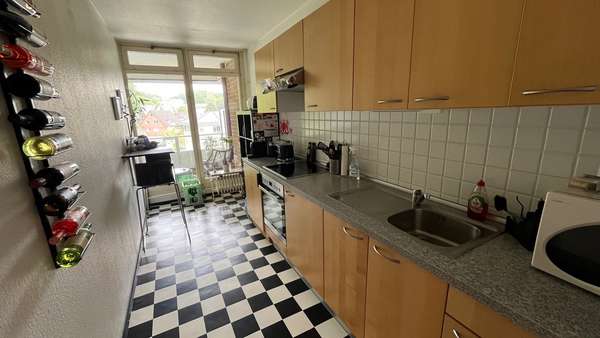 Küche mit Einbauküche - Etagenwohnung in 24955 Harrislee mit 78m² kaufen