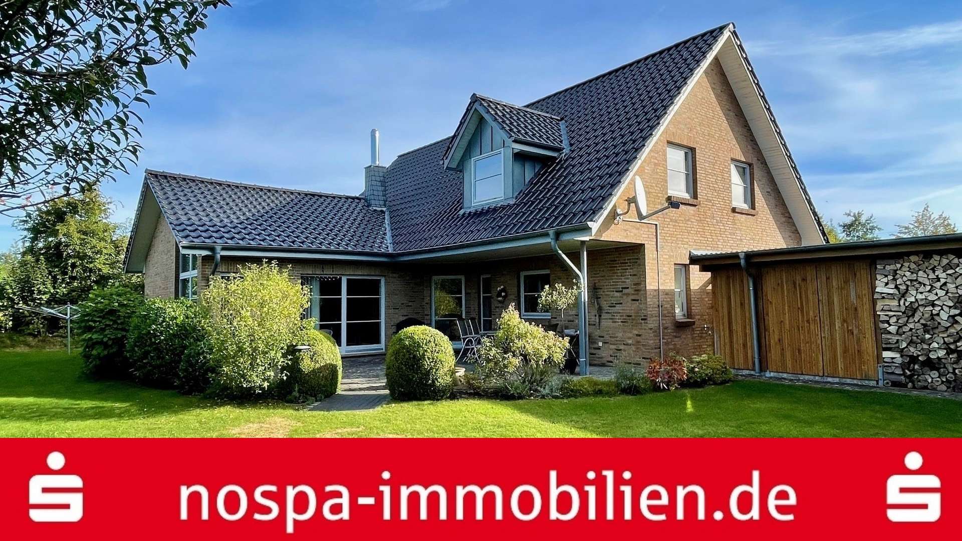 Gartenansicht  - Einfamilienhaus in 24955 Harrislee mit 197m² kaufen