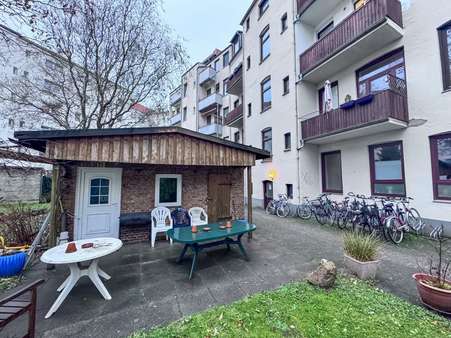 Innenhof - Erdgeschosswohnung in 24937 Flensburg mit 54m² kaufen