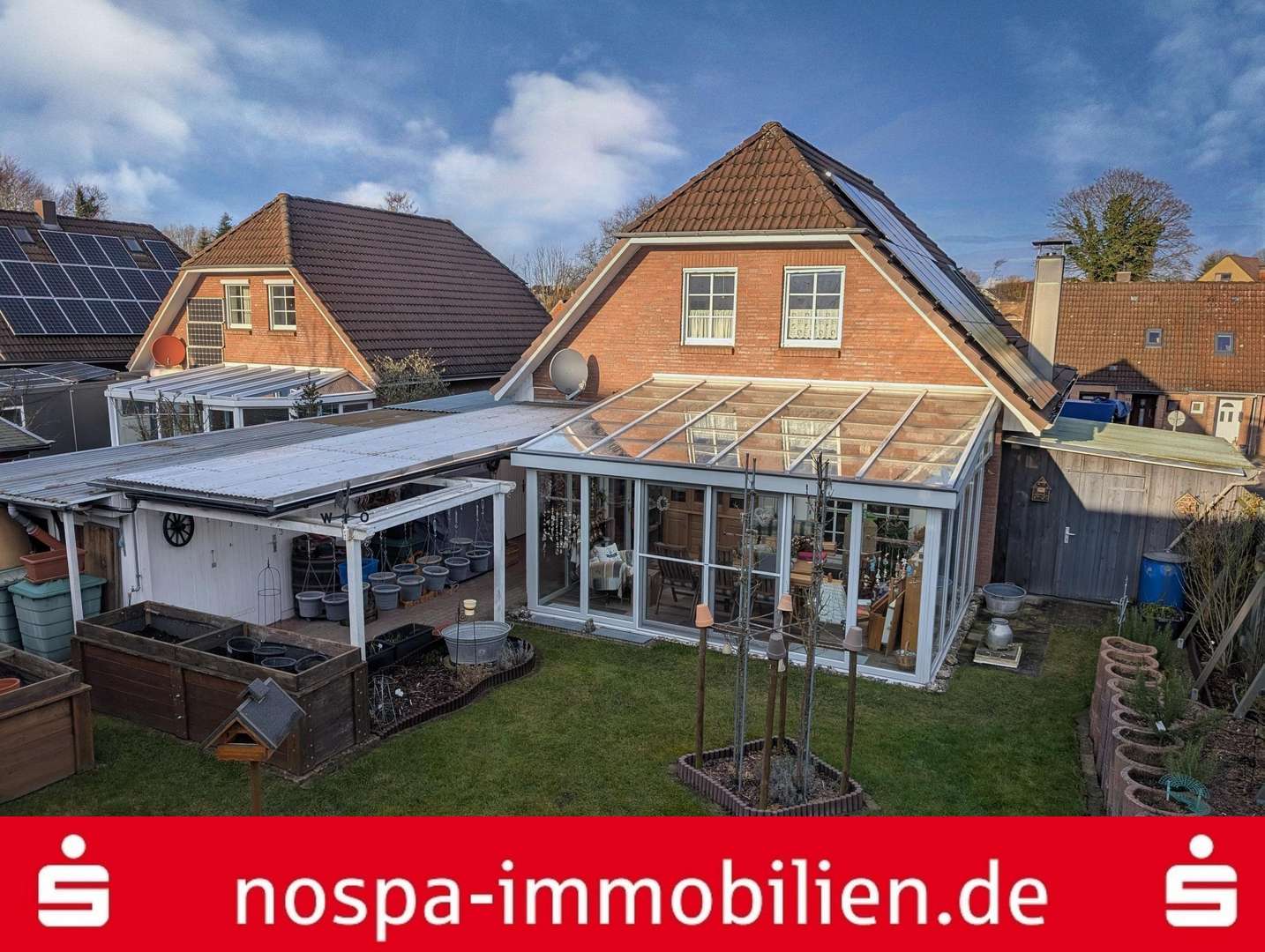 Außenansicht hinten - Einfamilienhaus in 24837 Schleswig mit 136m² kaufen
