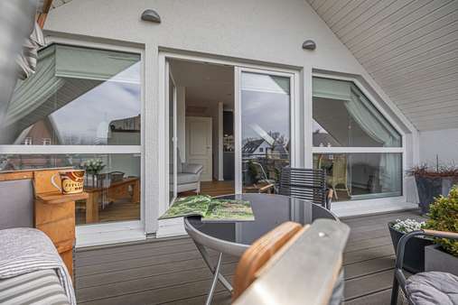 Loggia - Dachgeschosswohnung in 24955 Harrislee mit 60m² kaufen