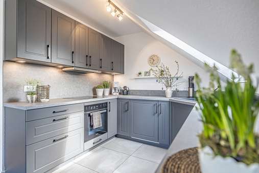 Küche - Dachgeschosswohnung in 24955 Harrislee mit 60m² kaufen