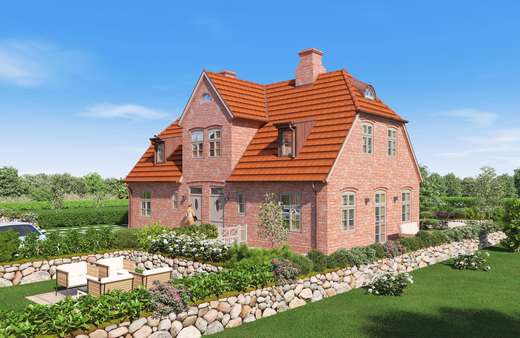Visualisierung Doppelhaus - Etagenwohnung in 25980 Sylt mit 138m² kaufen