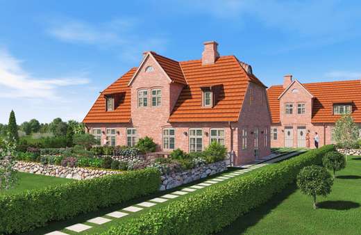 Visualisierung Doppelhaus - Etagenwohnung in 25980 Sylt mit 138m² kaufen
