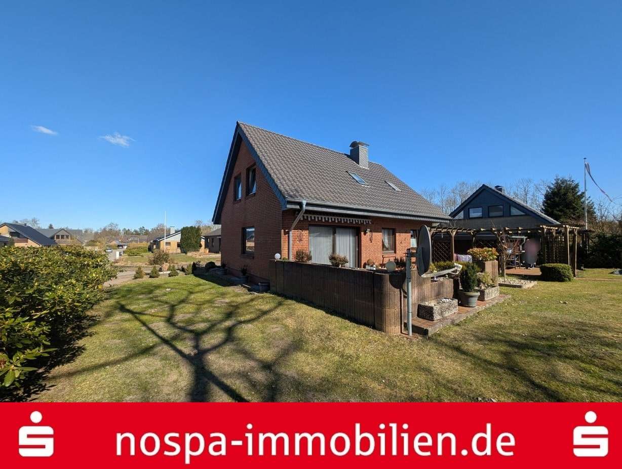 Ansicht vom Garten - Einfamilienhaus in 24879 Neuberend mit 108m² kaufen