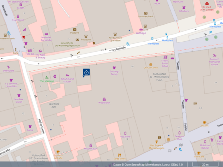 Straßenkarte Straßenkarte - Service in 25813 Husum mit 162m² mieten
