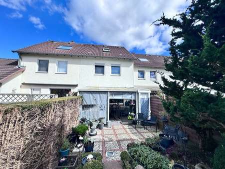 Garten mit Terrasse - Reihenmittelhaus in 24943 Flensburg mit 70m² kaufen