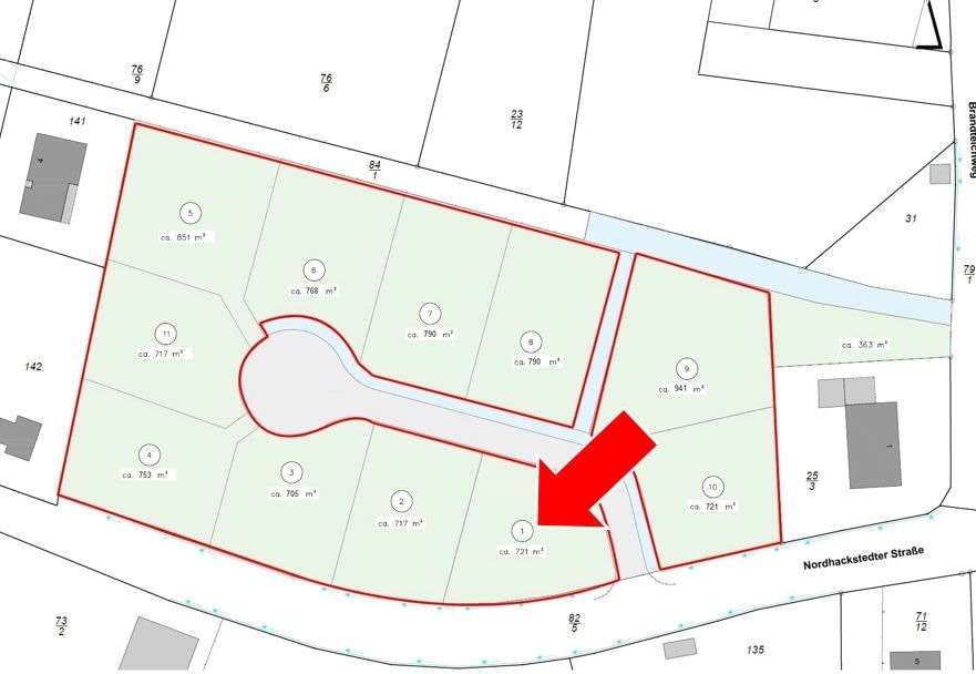 Grundstück 1 - Grundstück in 24969 Lindewitt mit 721m² kaufen