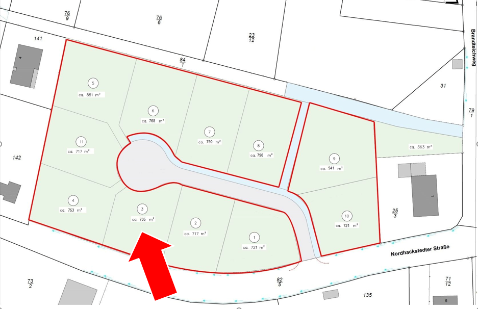 Grundstück 3 - Grundstück in 24969 Lindewitt mit 705m² kaufen