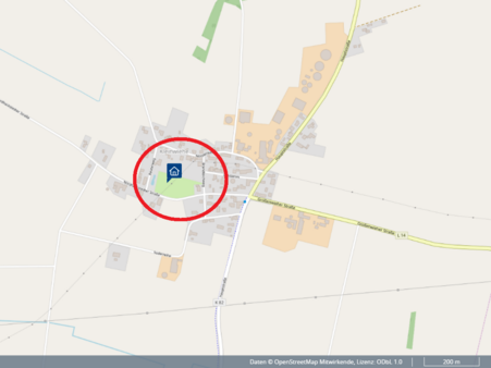 Karte - Grundstück in 24969 Lindewitt mit 851m² kaufen