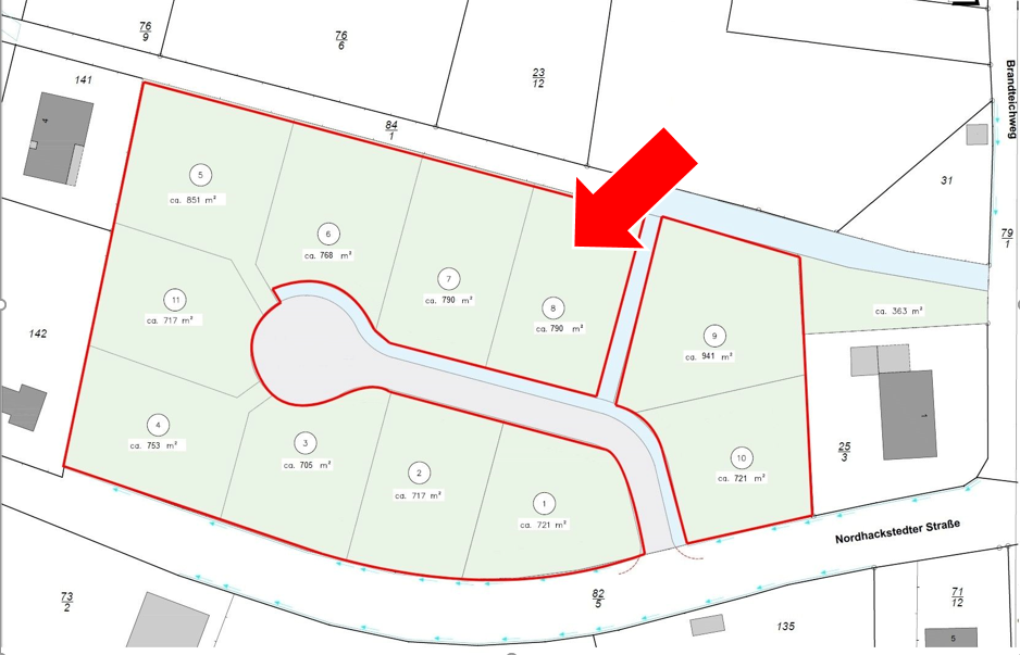 Grundstück 8 - Grundstück in 24969 Lindewitt mit 790m² kaufen
