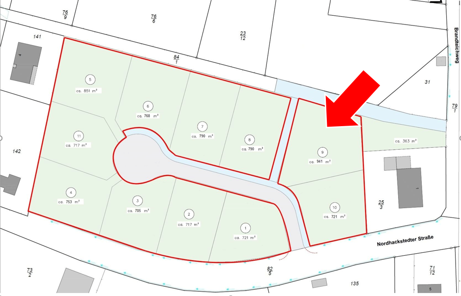 Grundstück 9 - Grundstück in 24969 Lindewitt mit 941m² kaufen